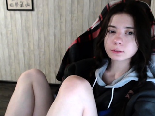 Jessy funny amateur teen brunette toying