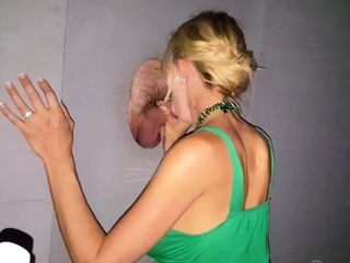 Charlie glory hole blowjob