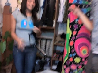 Angelic brunette bombshell Zoey fucked from behind