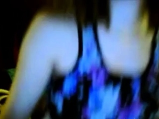 Ebony Beauty Strips on Webcam